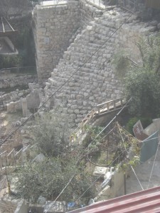 Ir David / City of David, Jerusalem. Stepped Stone Structure.